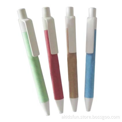 Advertising Pulled Paper Ballpoint Pens